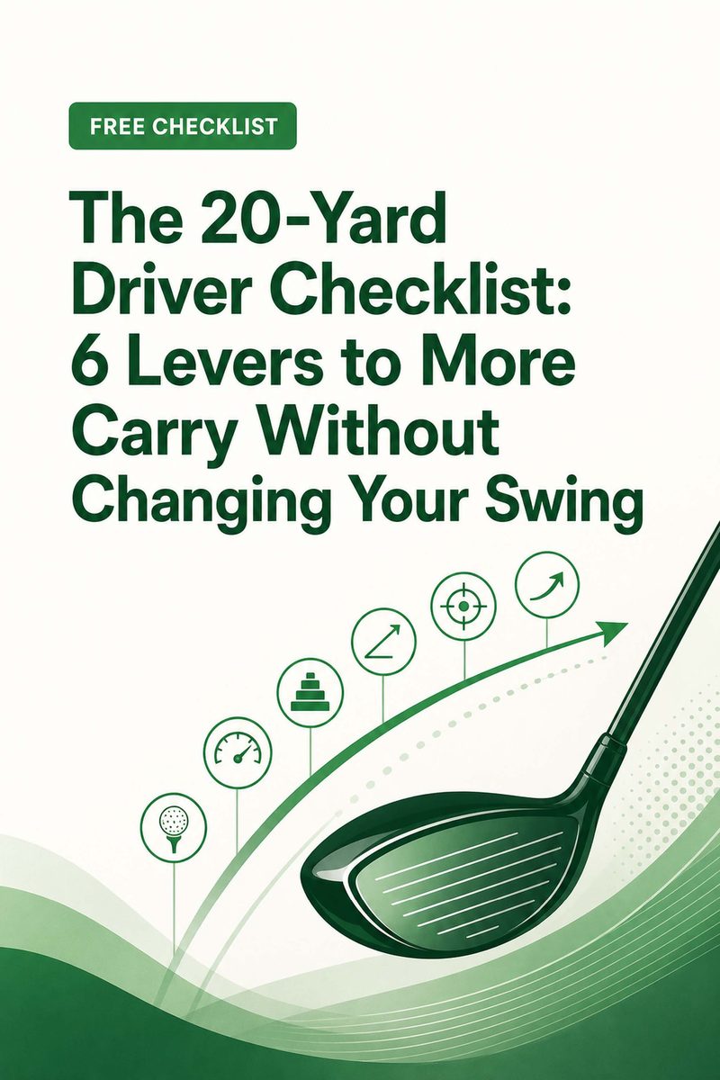 The 20-Yard Driver Checklist: 6 Levers to More Carry Without Changing Your Swing