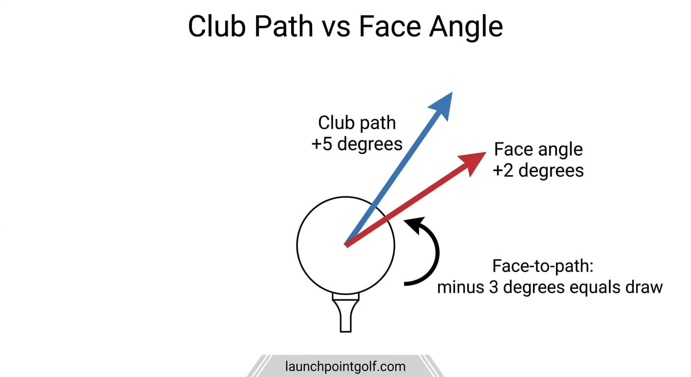 Face-to-path draw infographic