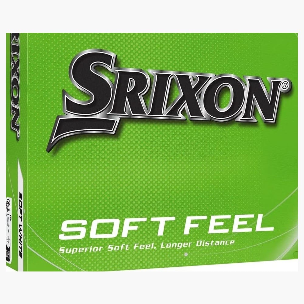 Srixon Soft Feel golf ball retail box, product photo